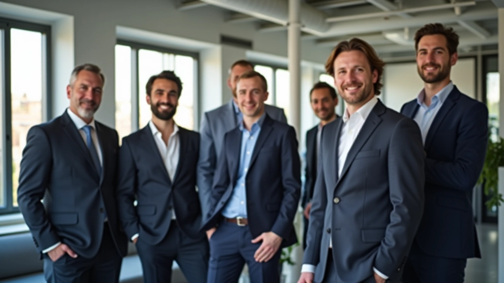 Portrait d'équipe d'économistes et d'experts en fiscalité dans un environnement professionnel collaboratif